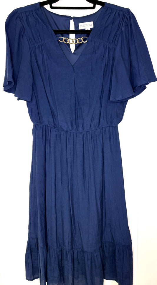 Luxology Dress w/Chain Links