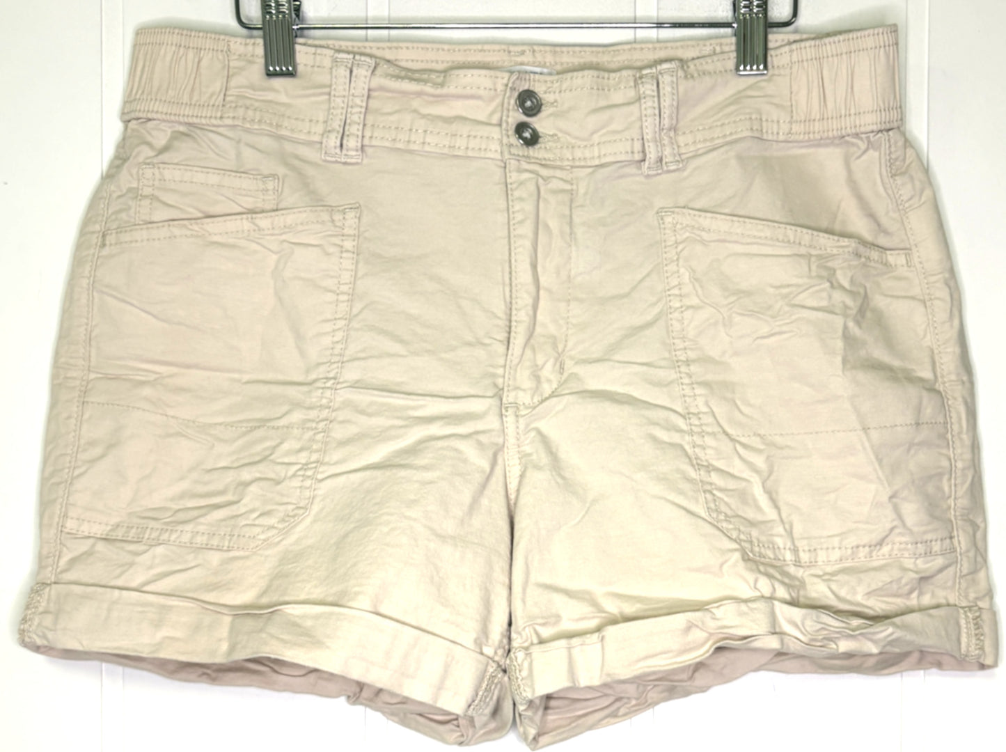 Time and Tru Button Shorts