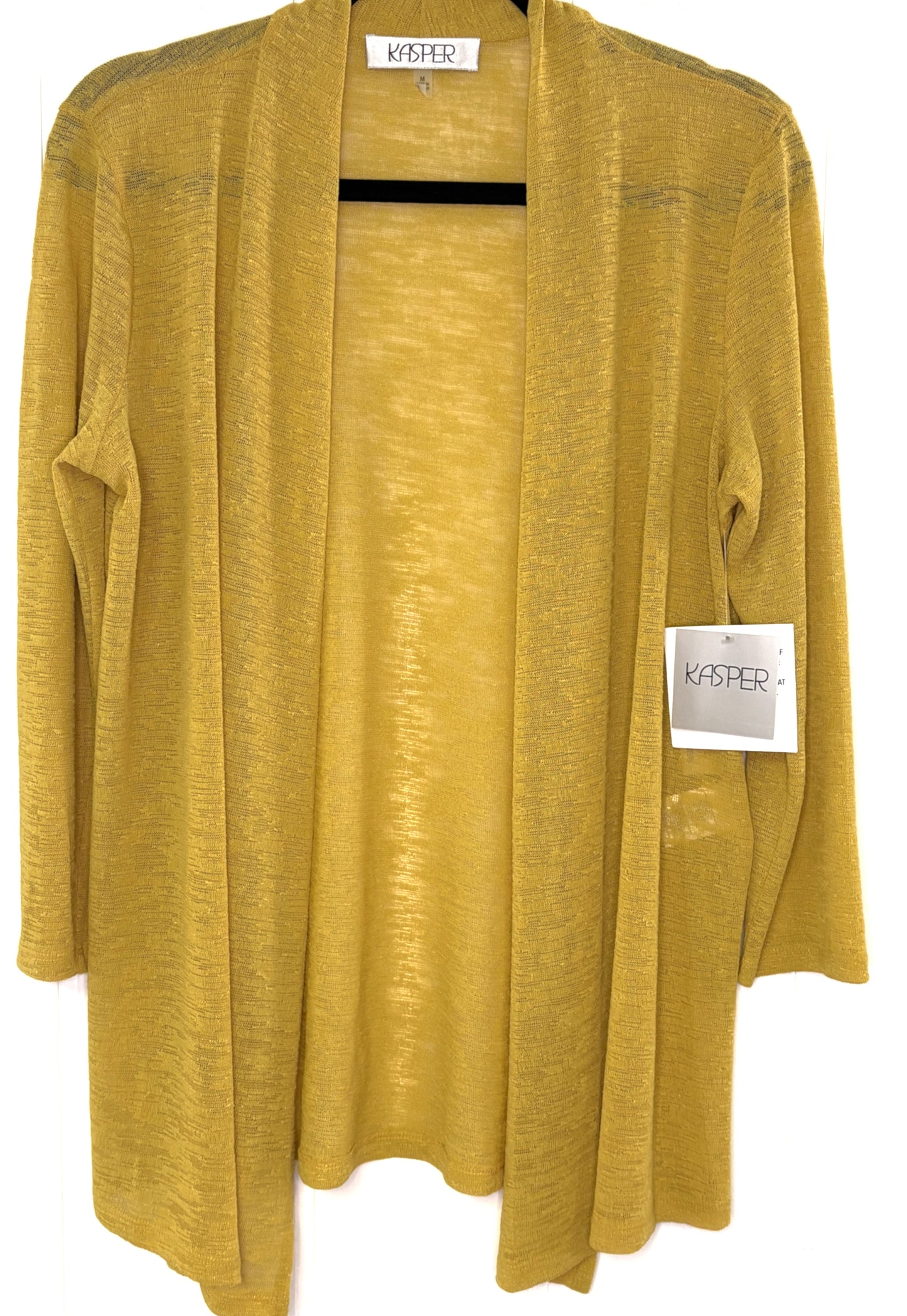 Kasper Open Front Cardigan