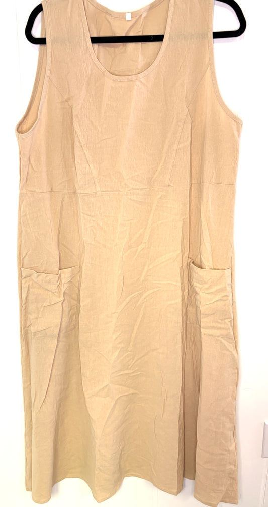 Floor Length Linen Sundress