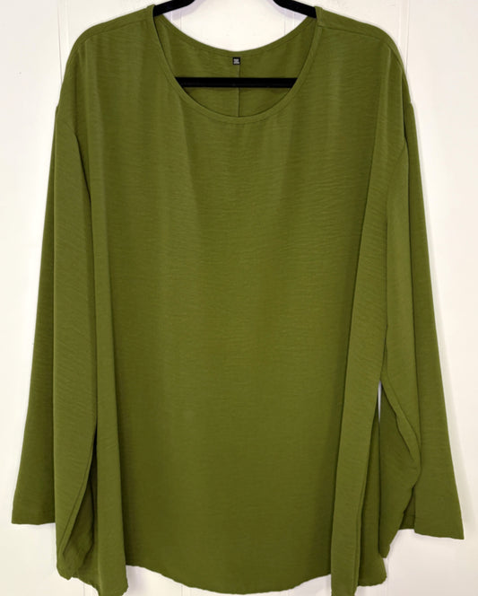Sheer Long Sleeve Blouse