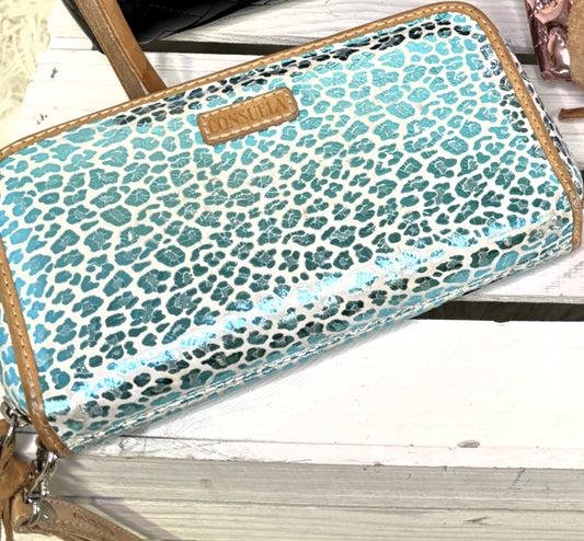 Consuela Cheetah Print Clutch