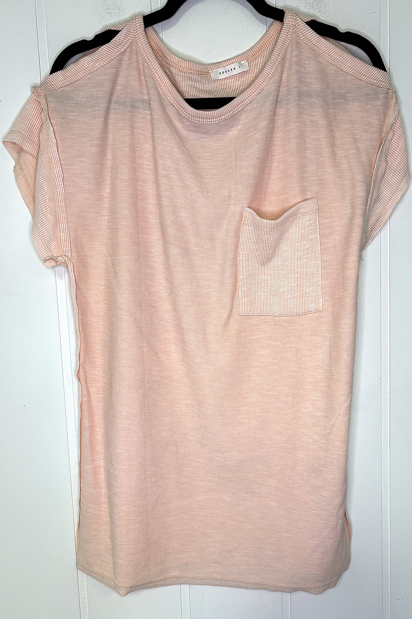 Cold Shoulder Pocket Tee