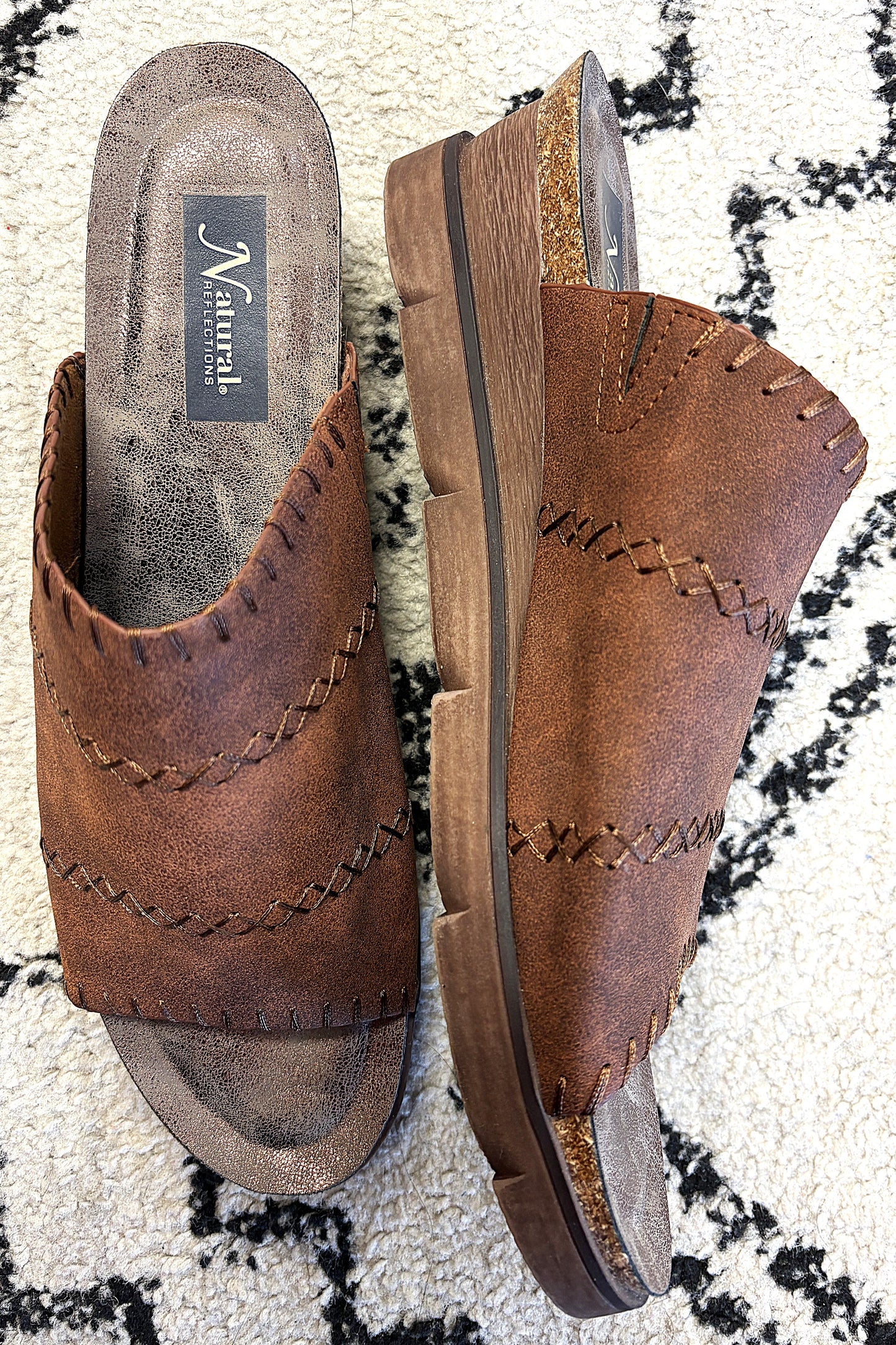Natural Reflections Slip-on Sandals