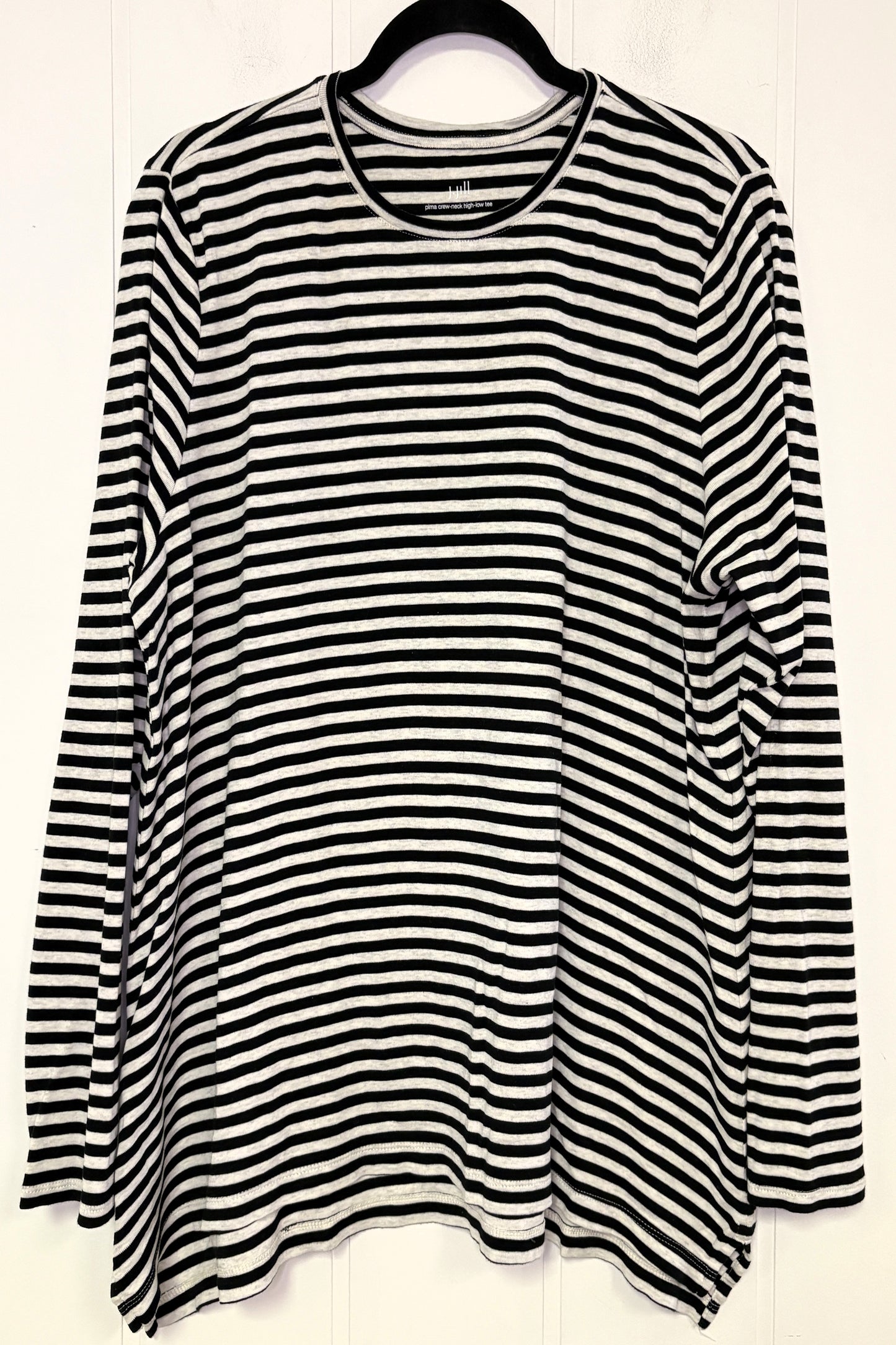 J.Jill LS Stripe Tee