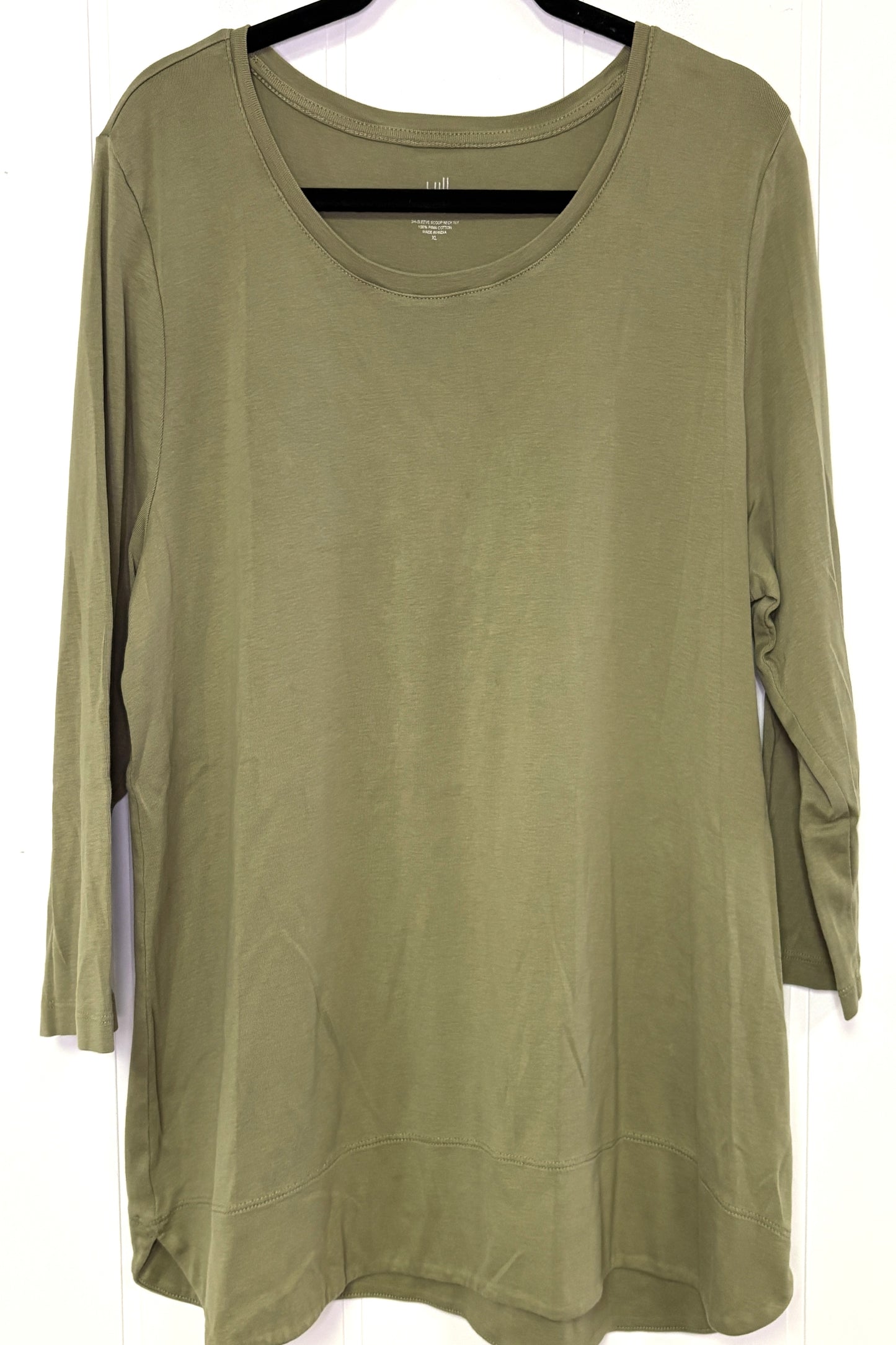 J.Jill Solid Tunic Tee