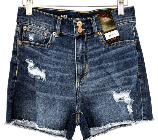 No Boundaries Distressed Shorts