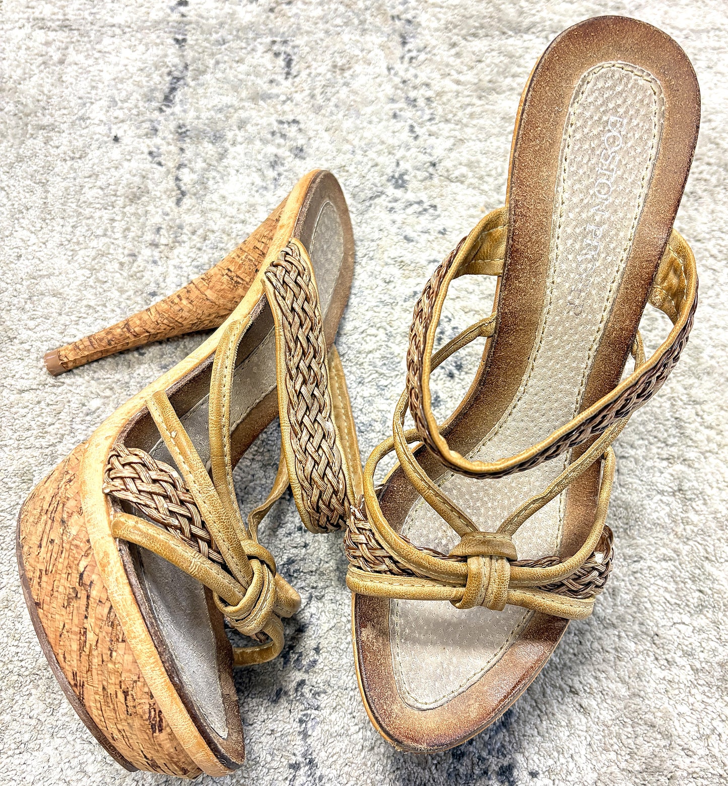 Boston Proper Braided Platform Heels