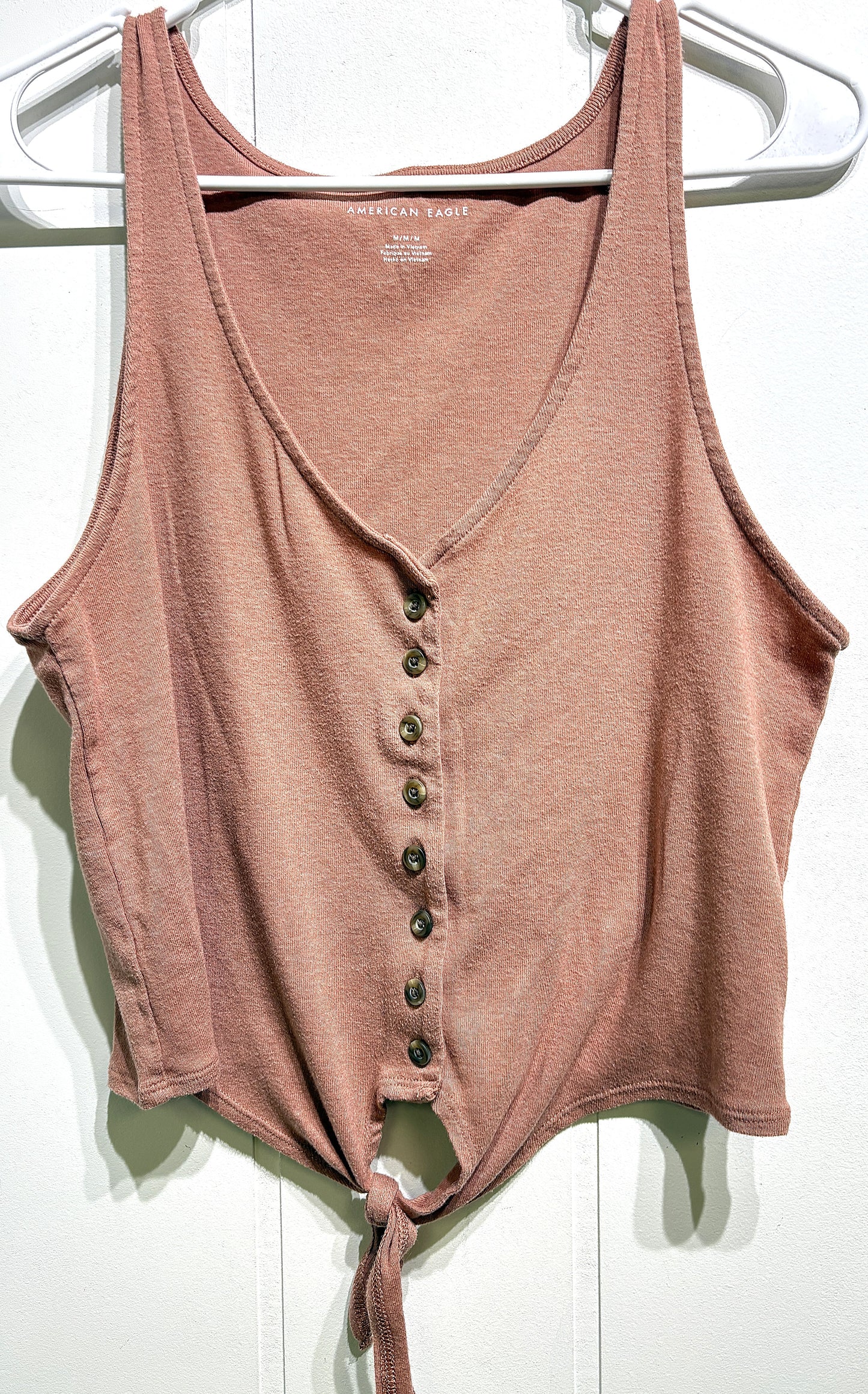 AE Button Tank w/Tie