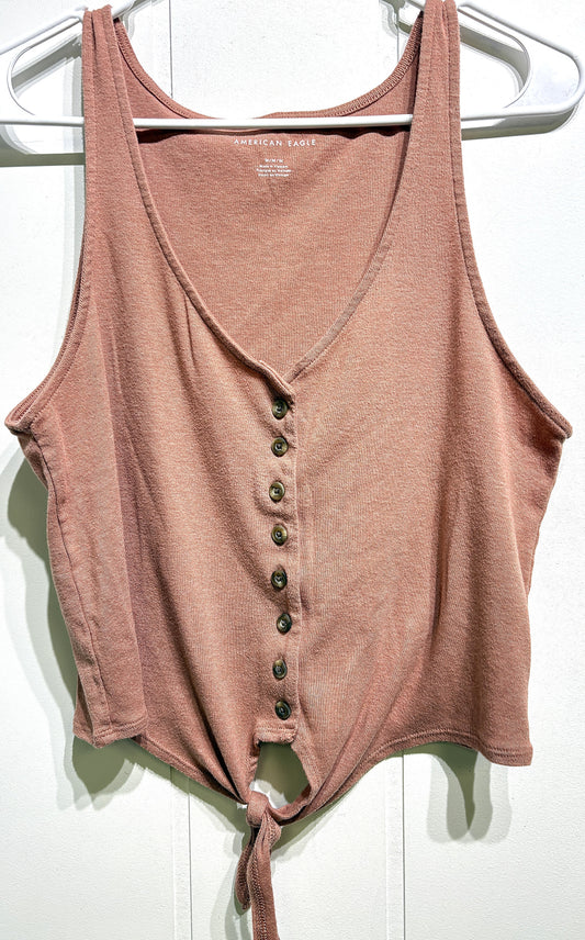 AE Button Tank w/Tie