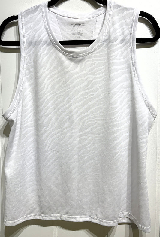 Zebra Print Athletic Tank