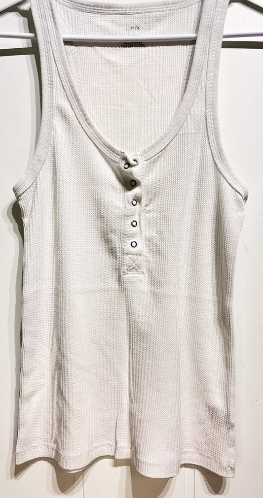 Aerie Waffle-knit Henley Tank