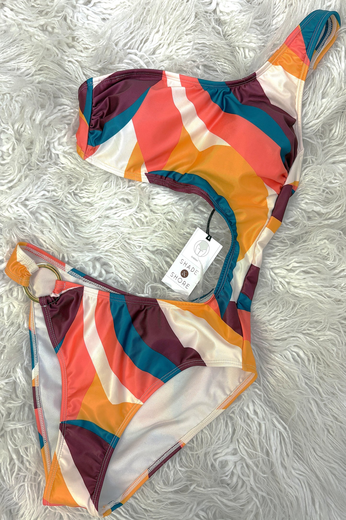 One Piece Cut Out Swimsuit