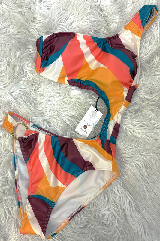 One Piece Cut Out Swimsuit
