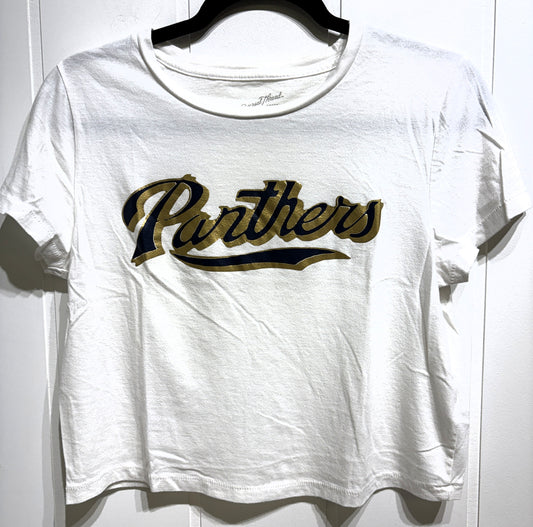 Universal Thread 'Panthers' Crop Tee