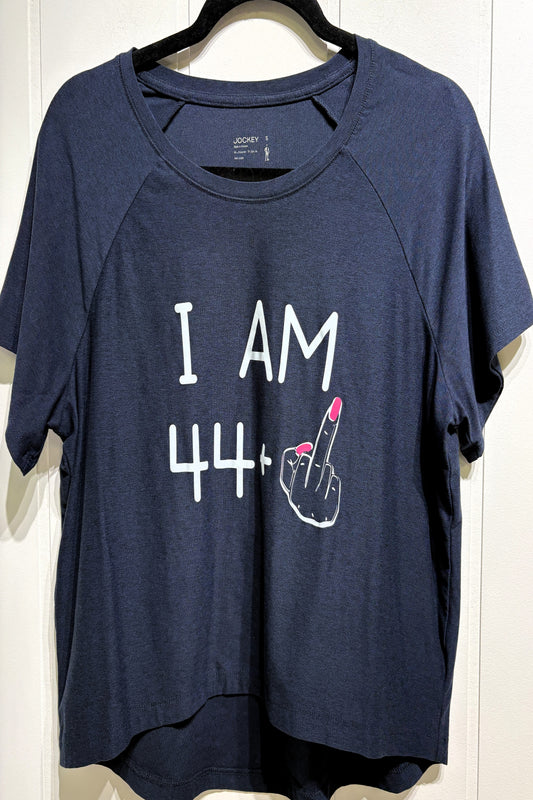 I am 44+ Jockey Tee