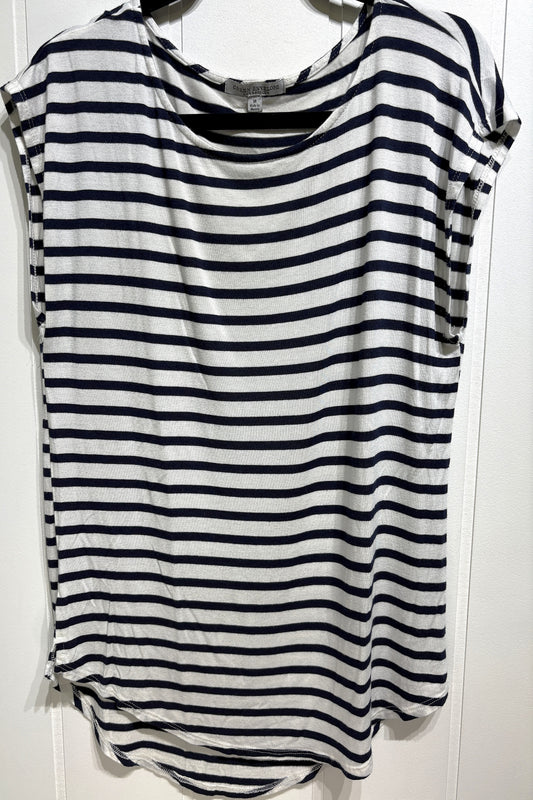 Green Envelope Stripe Tees