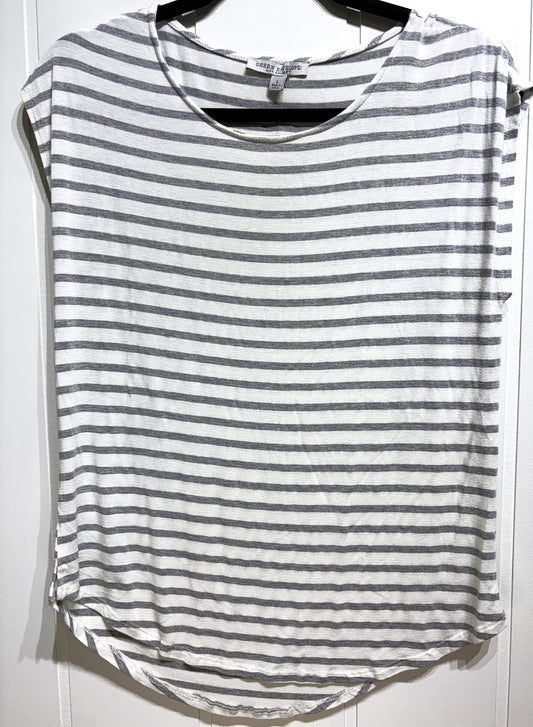 Green Envelope Stripe Tees