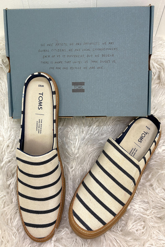 TOMS Stripe Mule Shoes