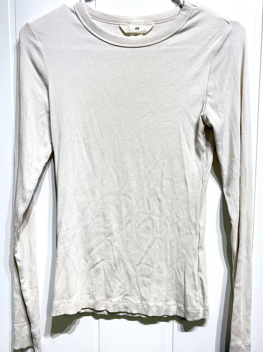 H&M LS Ribbed T-Shirts