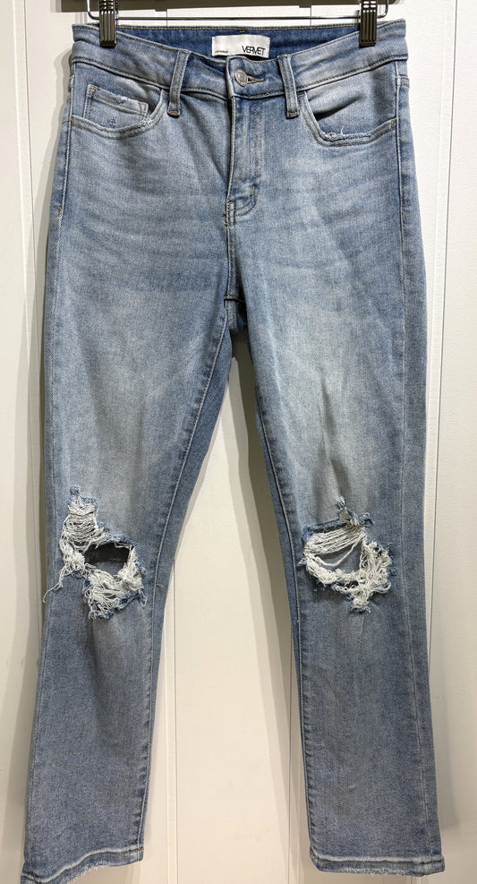 BKE Distressed Hem Jeans