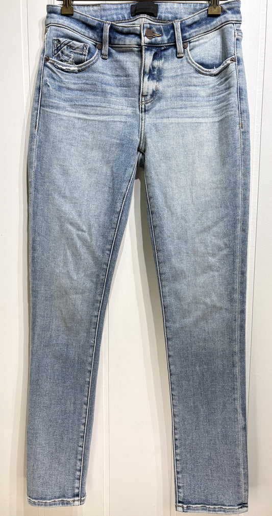 Buckle Black Skinny Denim Jeans