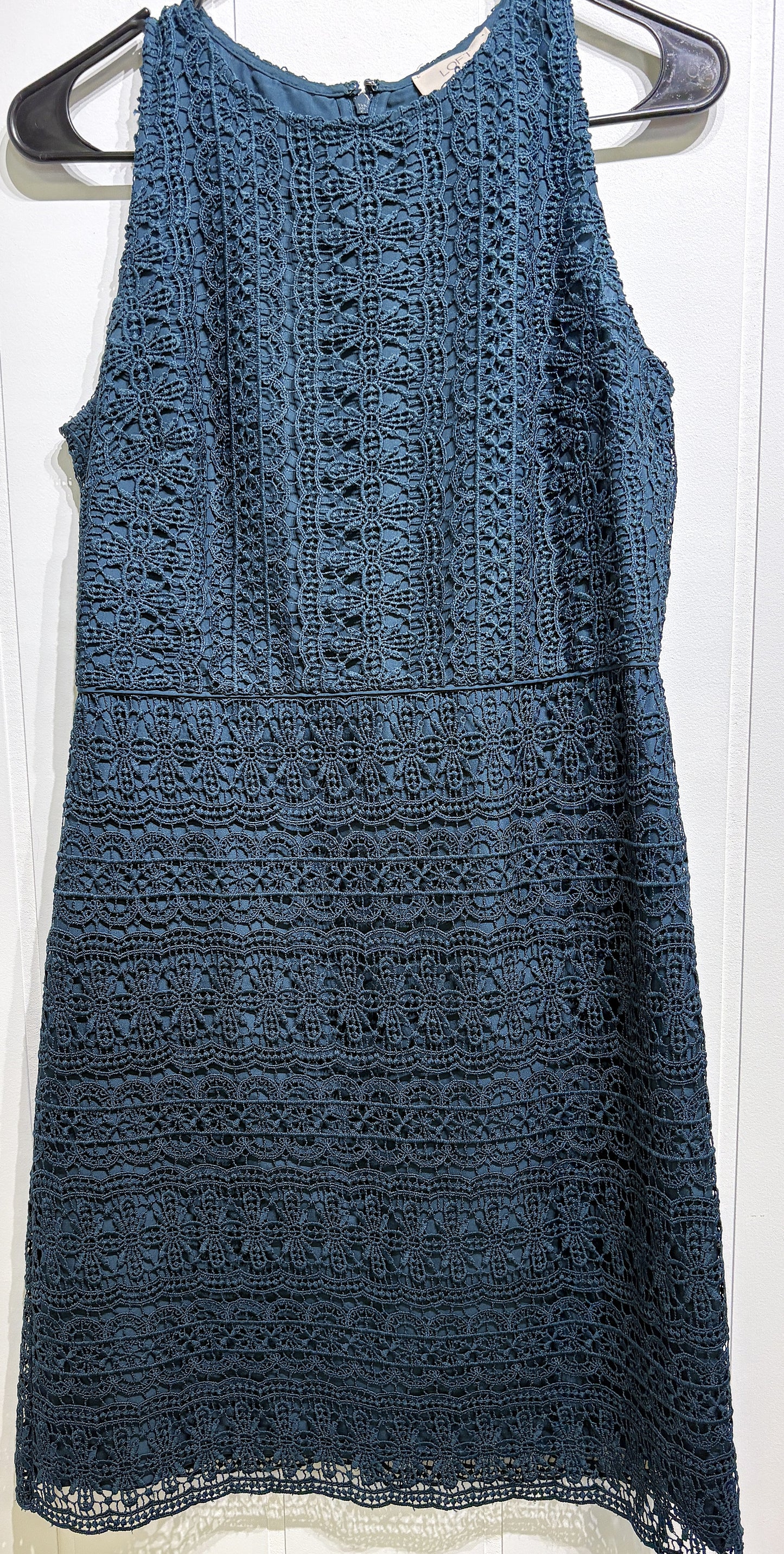 Loft Dress w/Crochet Overlay