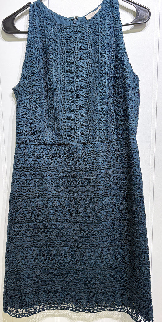 Loft Dress w/Crochet Overlay