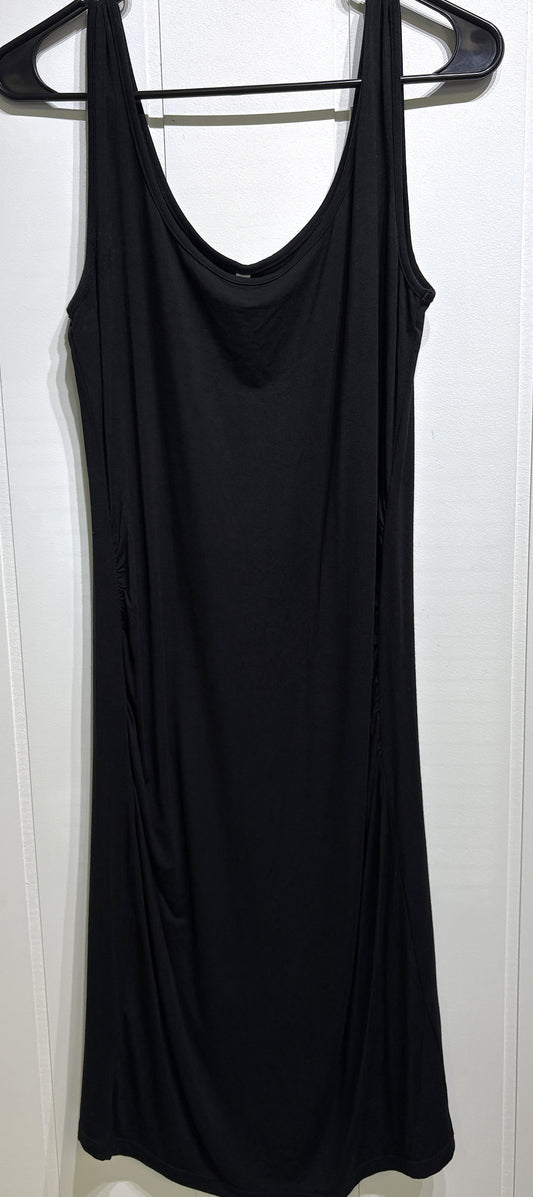 Sleeveless Midi-Length Knit Dress