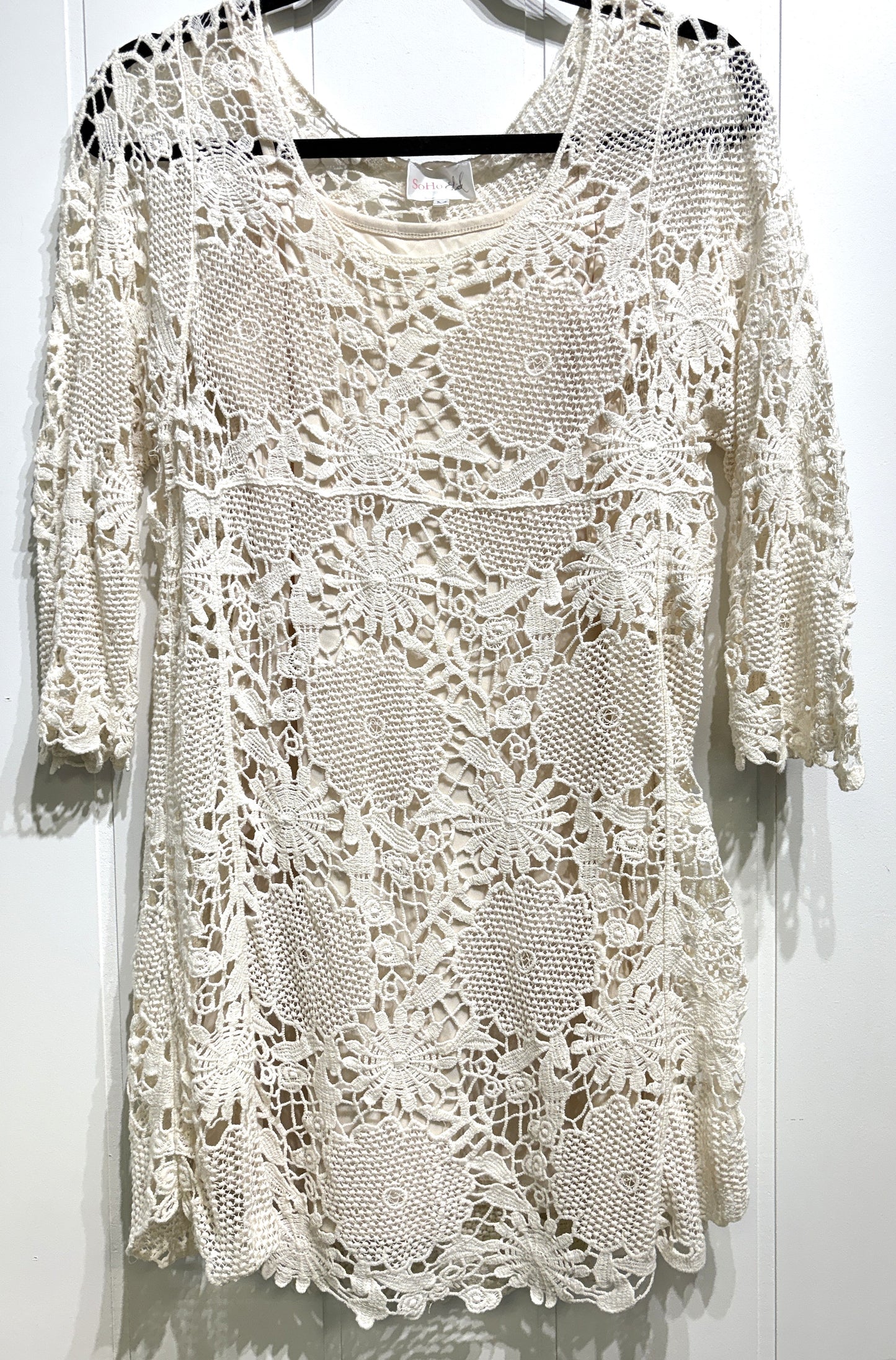 SoHo Crochet Beach Dress