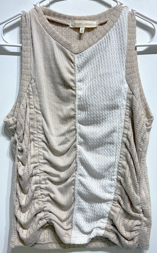 Gilded Intent Waffle-knit Tank