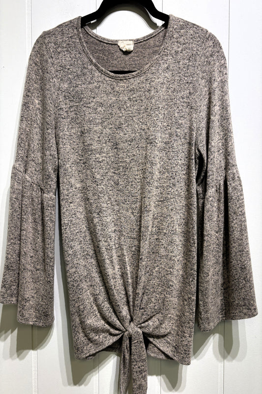Caution To The Wind Bell Sleeve Top