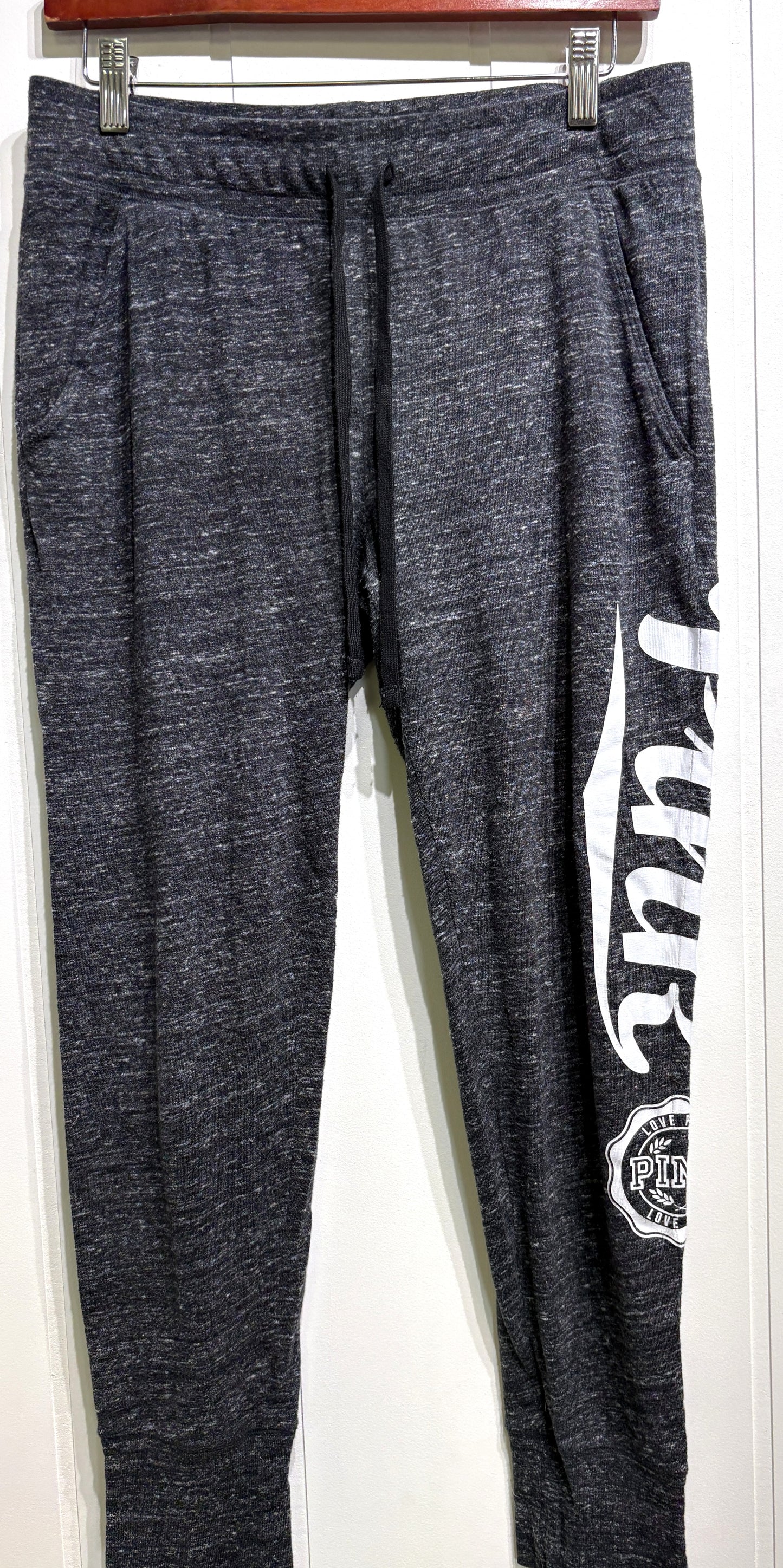 PINK Logo Knit Sweat Pants