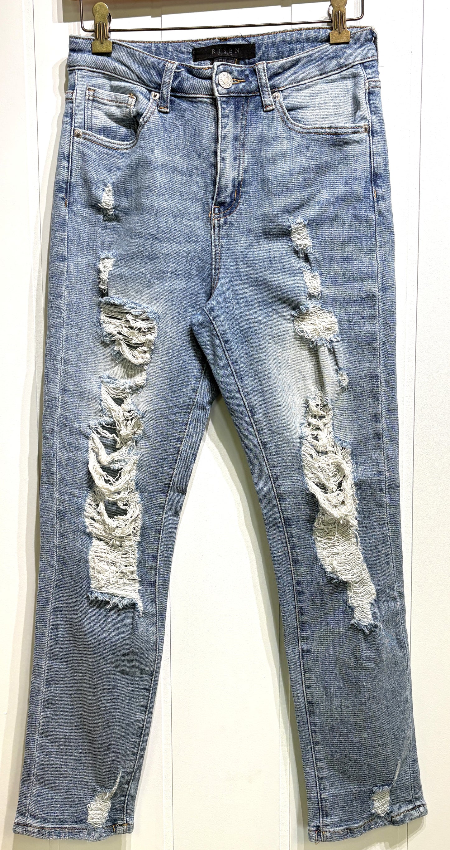 Distressed Denim Jeans by Risen