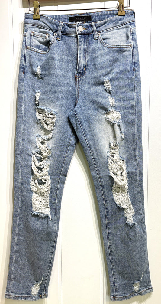 Distressed Denim Jeans by Risen