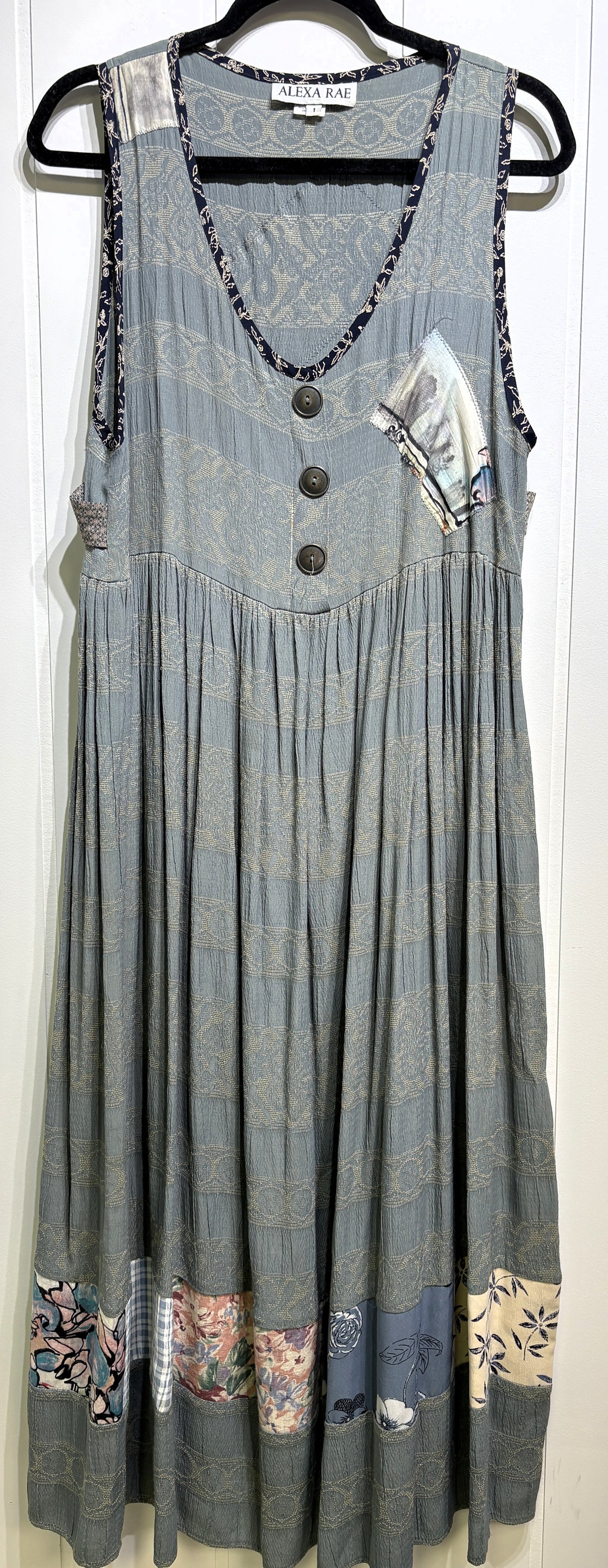 Alexa Rae Vintage Patchwork Dress