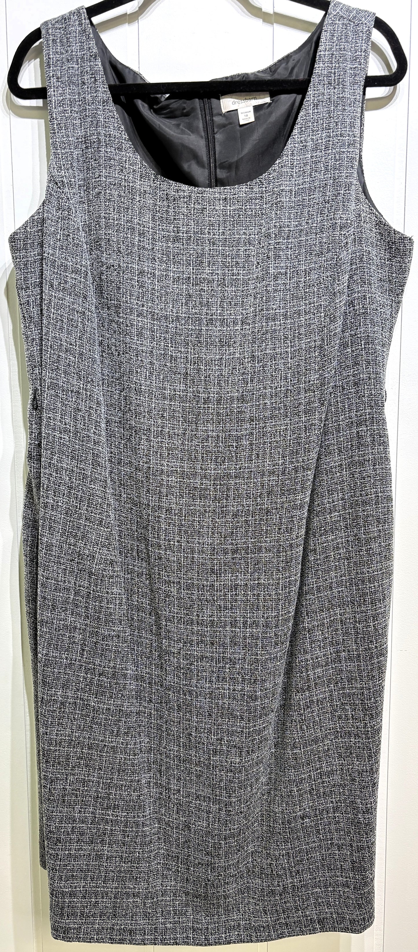 Dressbarn Tweed Lined Dress
