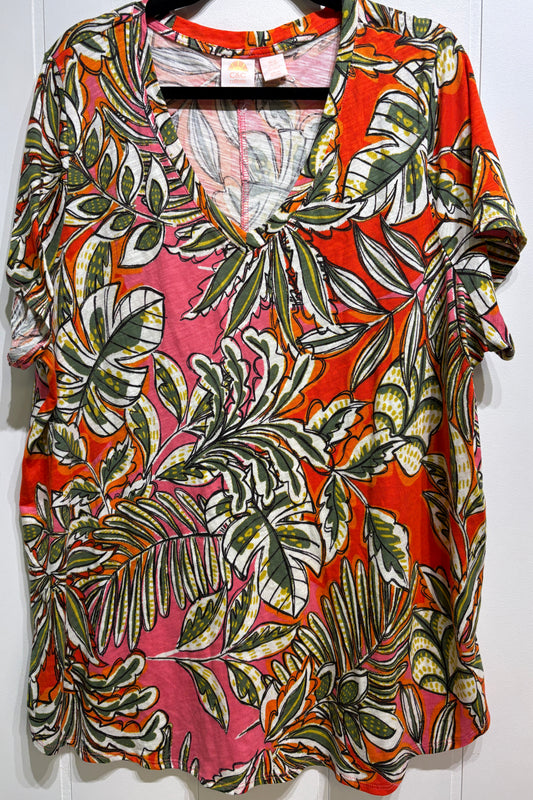 C&C California Leaf Print Tee