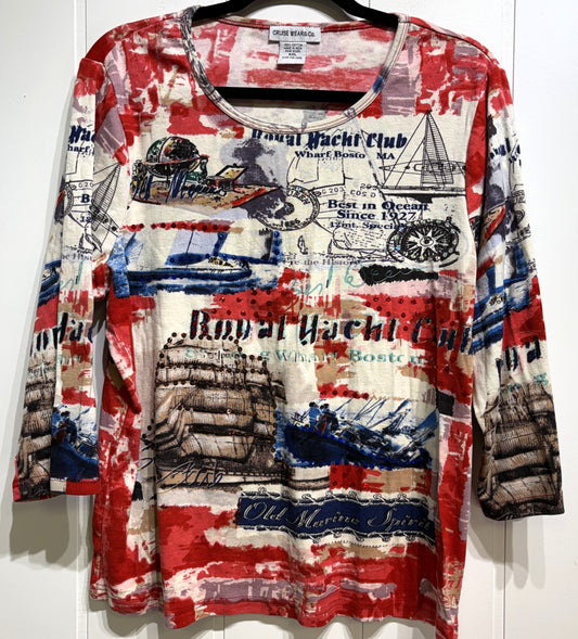 Cruise Wear & Co. Graphic Top