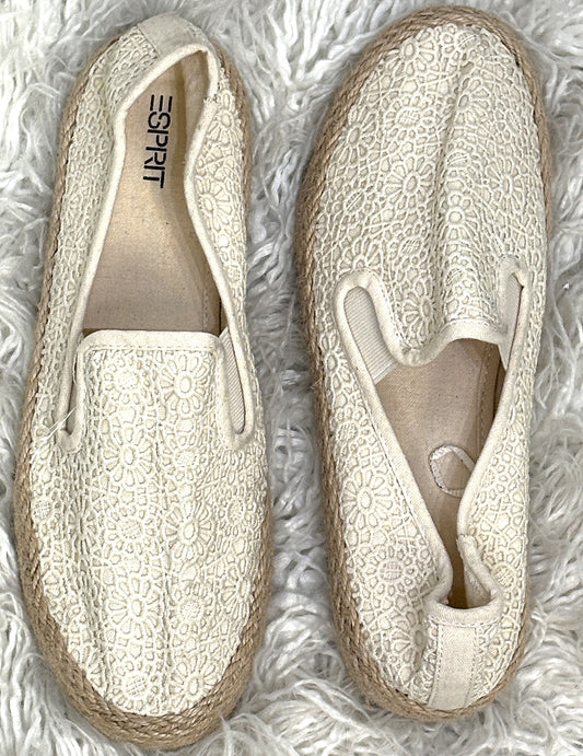 Esprit Embroidered Weaved Flats