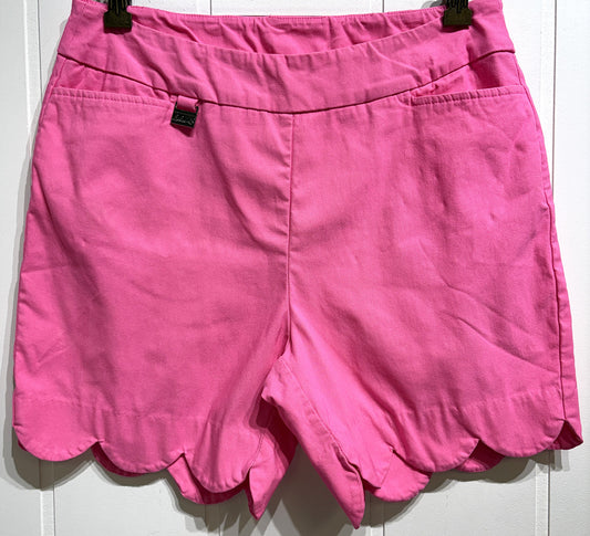 Lulu B Scallop-Cut Shorts