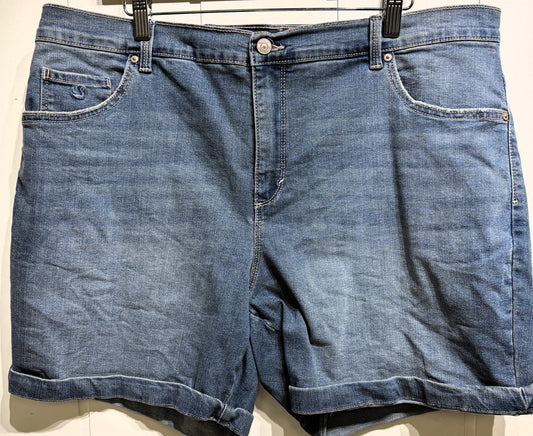 All-Around Slimming Denim Shorts