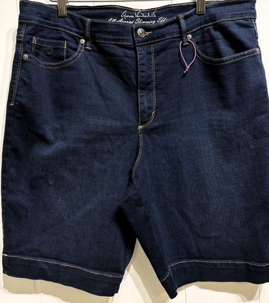 All-Around Slimming Denim Shorts