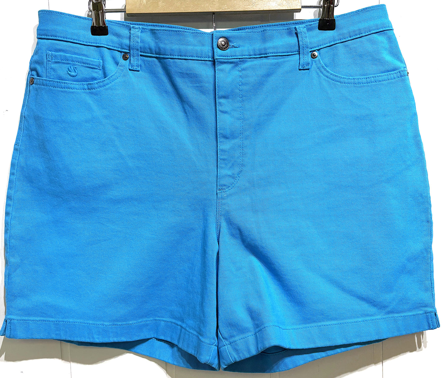All-Around Slimming Denim Shorts