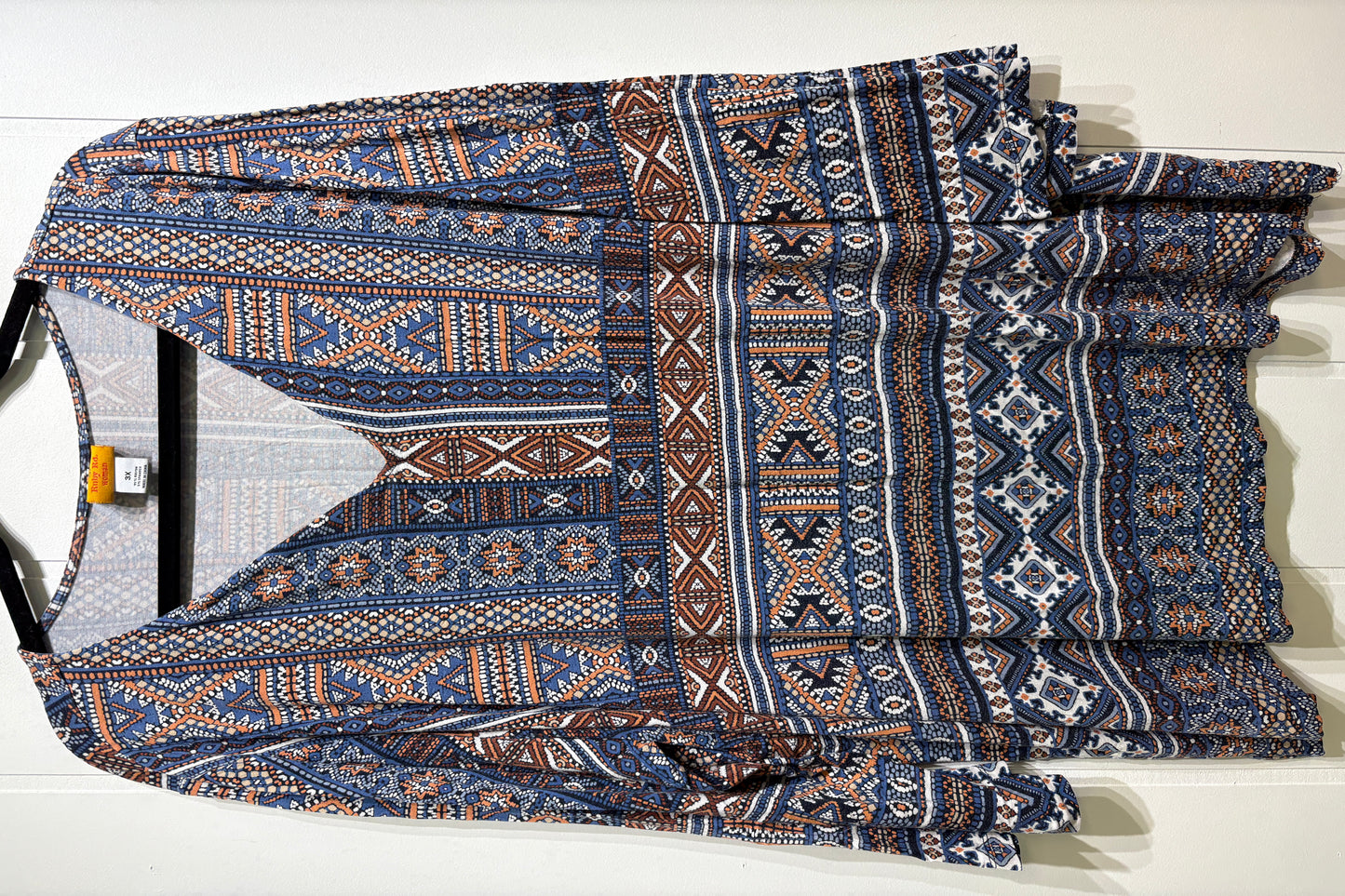 Ruby Rd. Aztec Knit Top