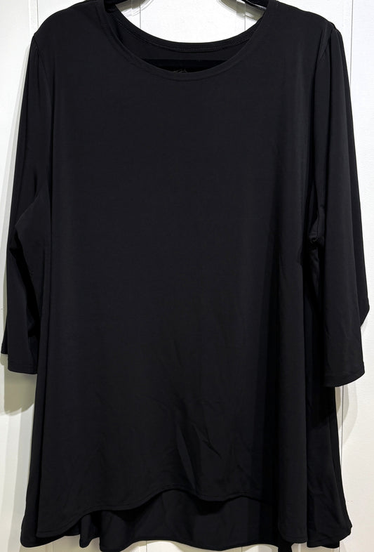 Joan Vass Silk Tunic Blouse