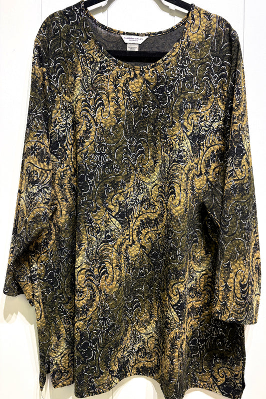 Allison Daley Paisley Print Top