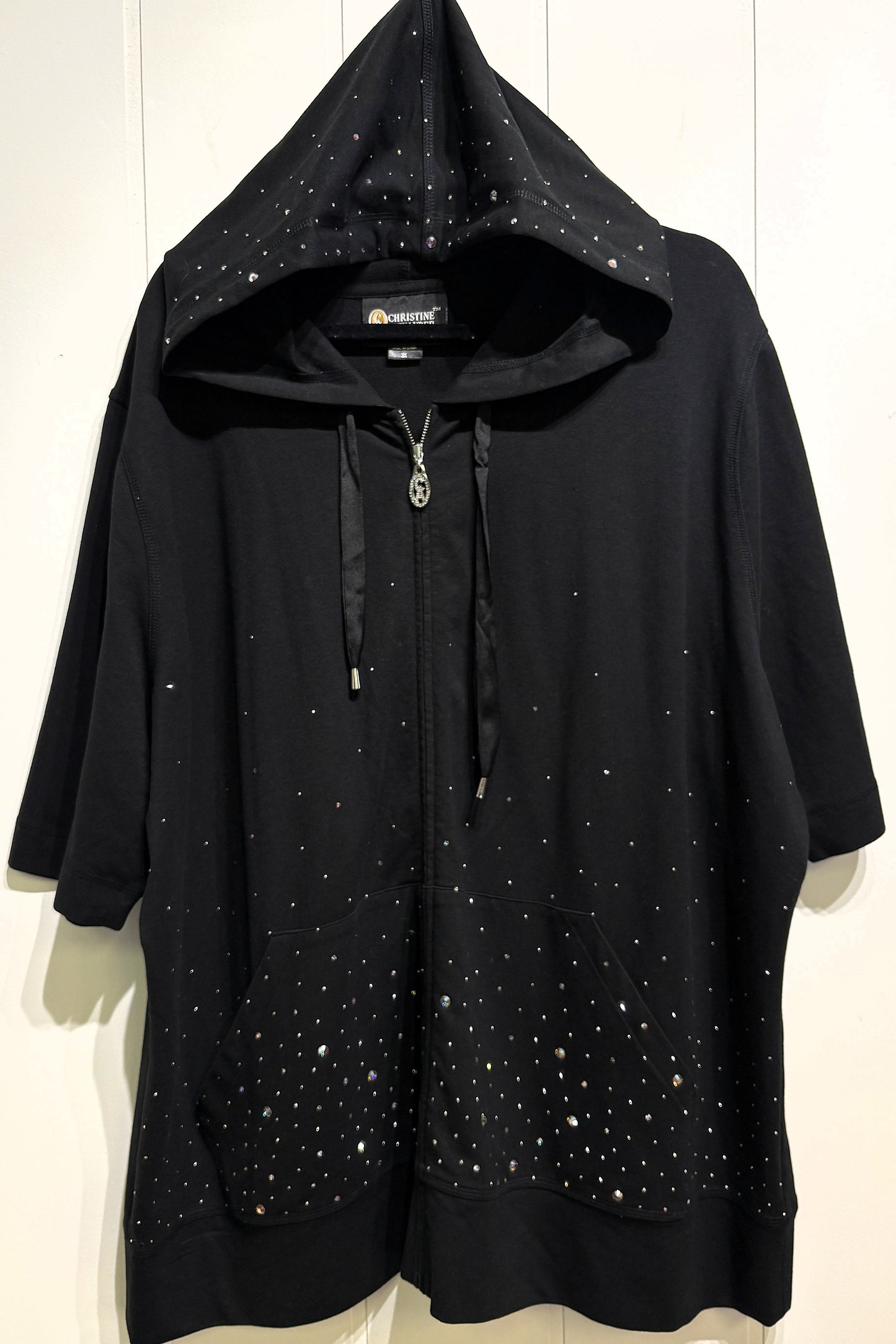 Christine Alexander Bedazzled Hoodie
