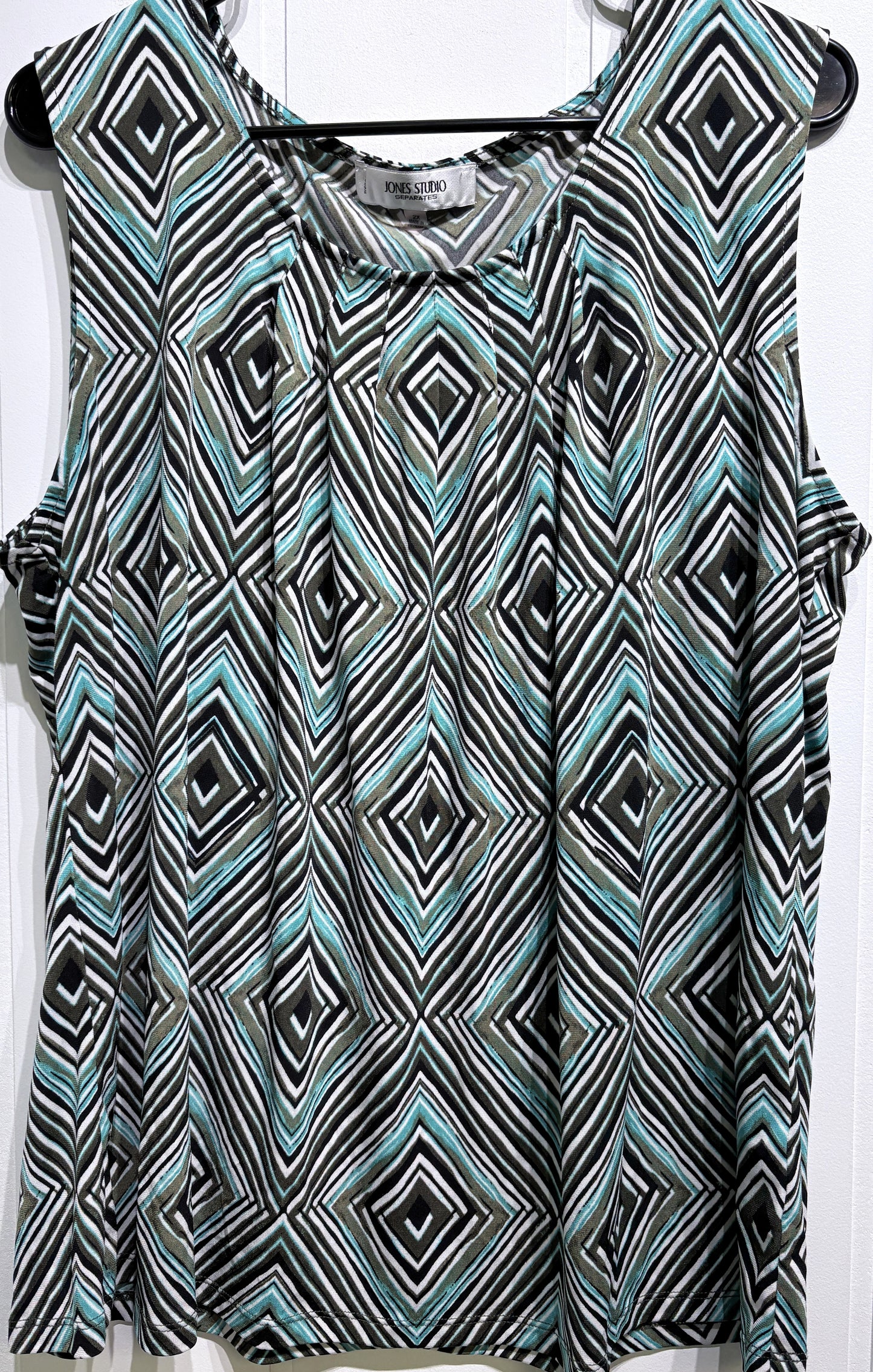Jones Studio Geometric Tank Blouse
