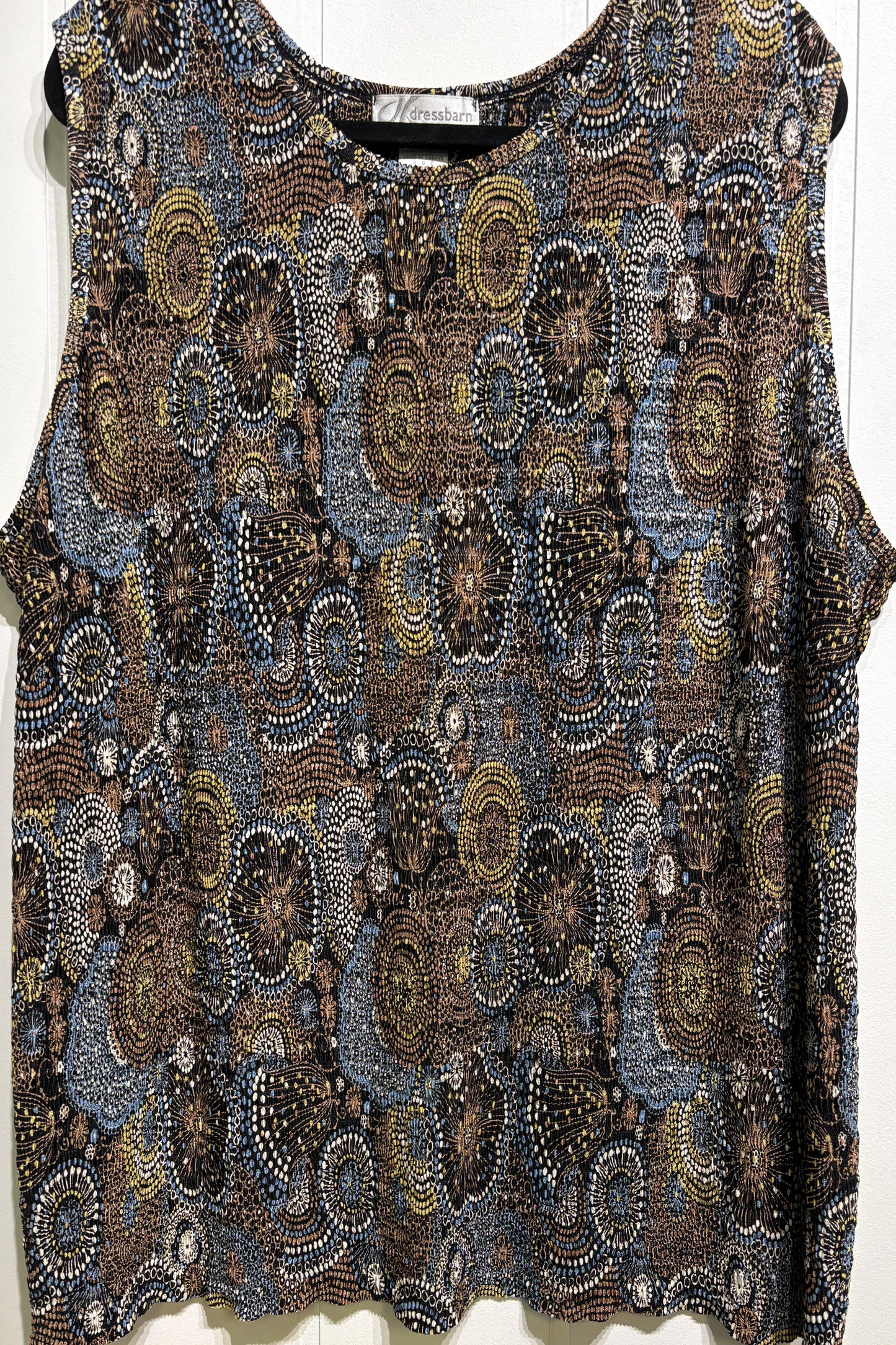 Dressbarn Sleeveless Textured Blouse